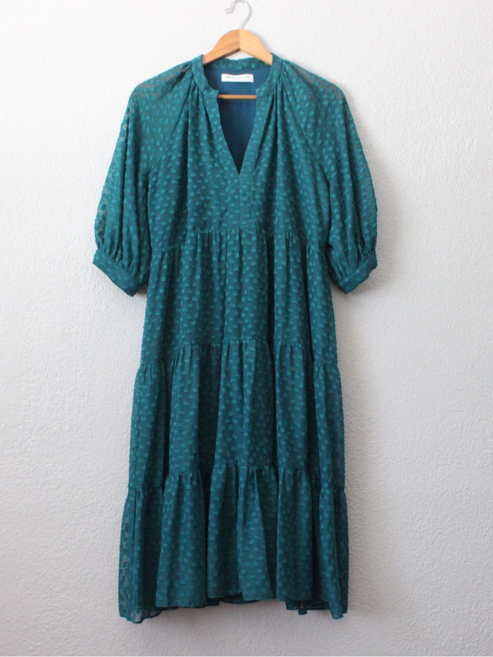 Amanda Uprichard Diego Textured Midi Dress